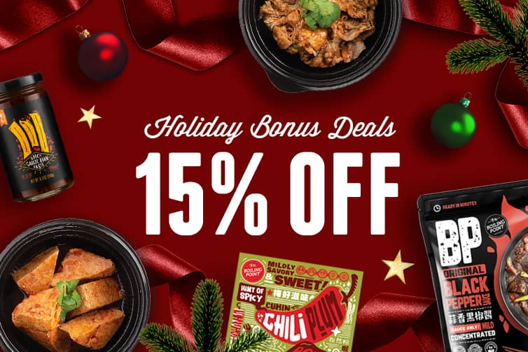 Holiday Bonus Deals: 15% OFF
