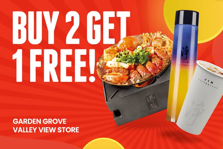 Garden Grove Store grand opening promo. Buy Any 2 Hot Soups or Large/Bottled Drinks and  Get a Voucher For 1 Free!